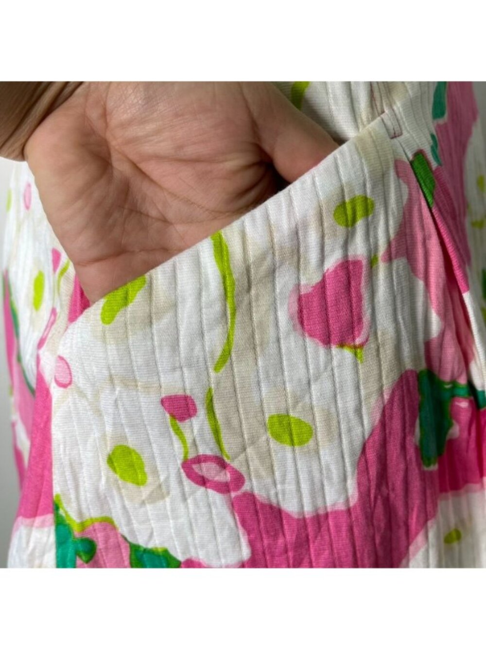 Lilly Pulitzer Dress 4 It Can Be Arranged Pink Blossom Strapless Pockets Mini - Picture 3 of 9